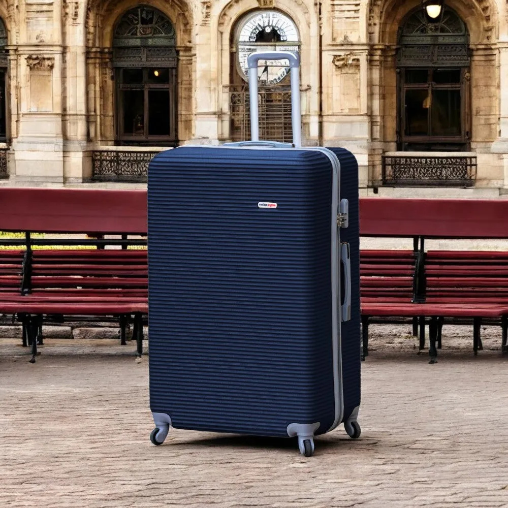 32 Inch Swiss Class Line ABS Expandable Checked Luggage | Lightweight Bag with Spinner Wheels