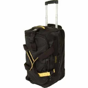 A. Saks 25" Expandable Rolling Trolley Duffel (Black)