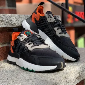 Adidas Nite Jogger Core Black Grey Six Orange EE5549