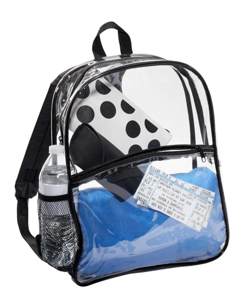 Adjustable PVC Clear Backpack for Stadium