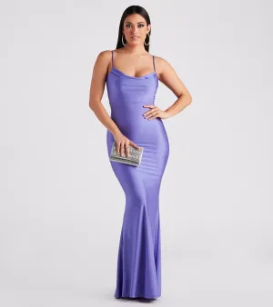 Anika Formal Satin Mermaid Dress