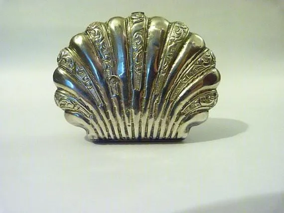 Antique solid silver purse Turkish silver purse antique silver evening bags silver St Valentine's Day presents wedding gifts wedding clutch