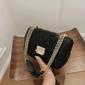 Back to College Fashion Chain Crossbody Messenger Shoulder Bags for Women 2021 Luxury Designer Handbags Purses Female Casual Totes High Capacity