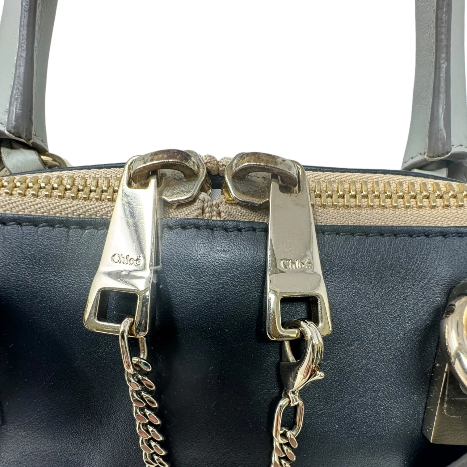 Baylee Leather Tote Designer By Chloe  Size: Medium