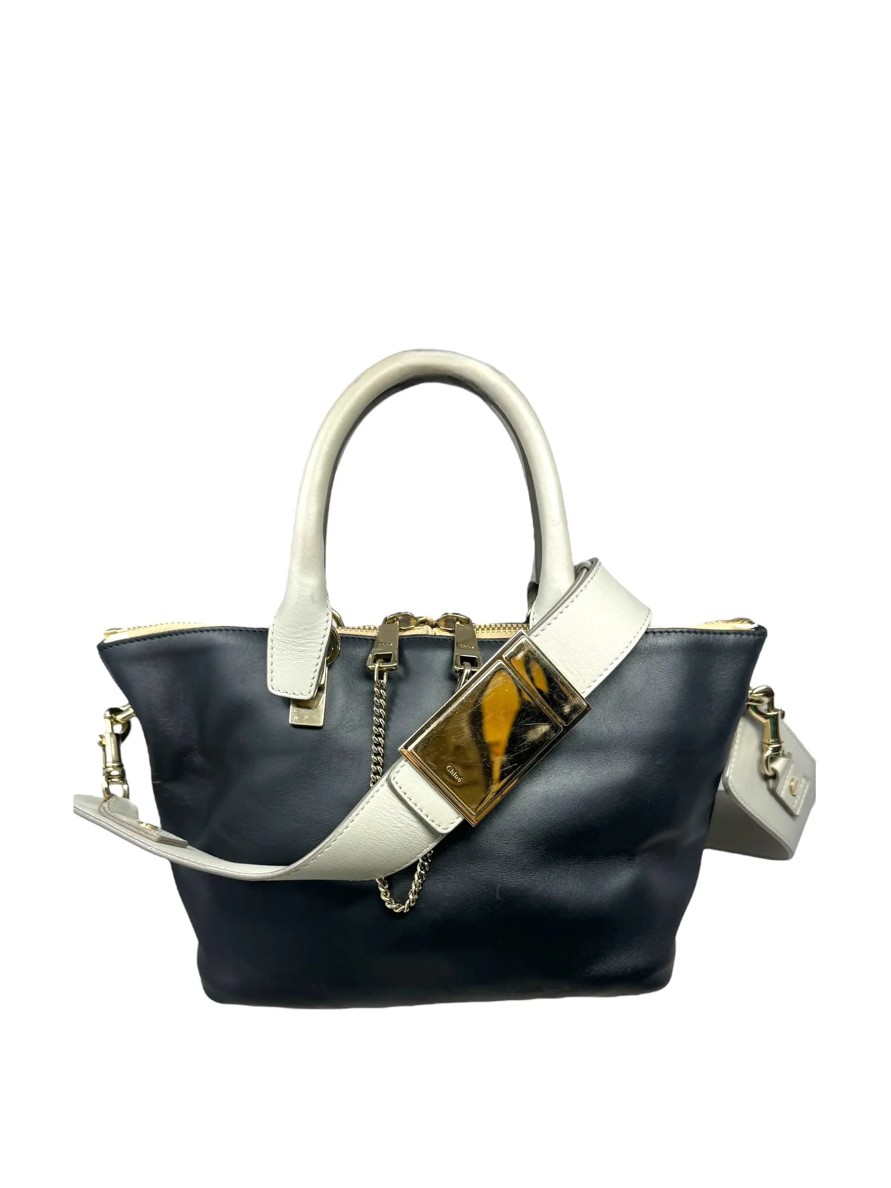 Baylee Leather Tote Designer By Chloe  Size: Medium