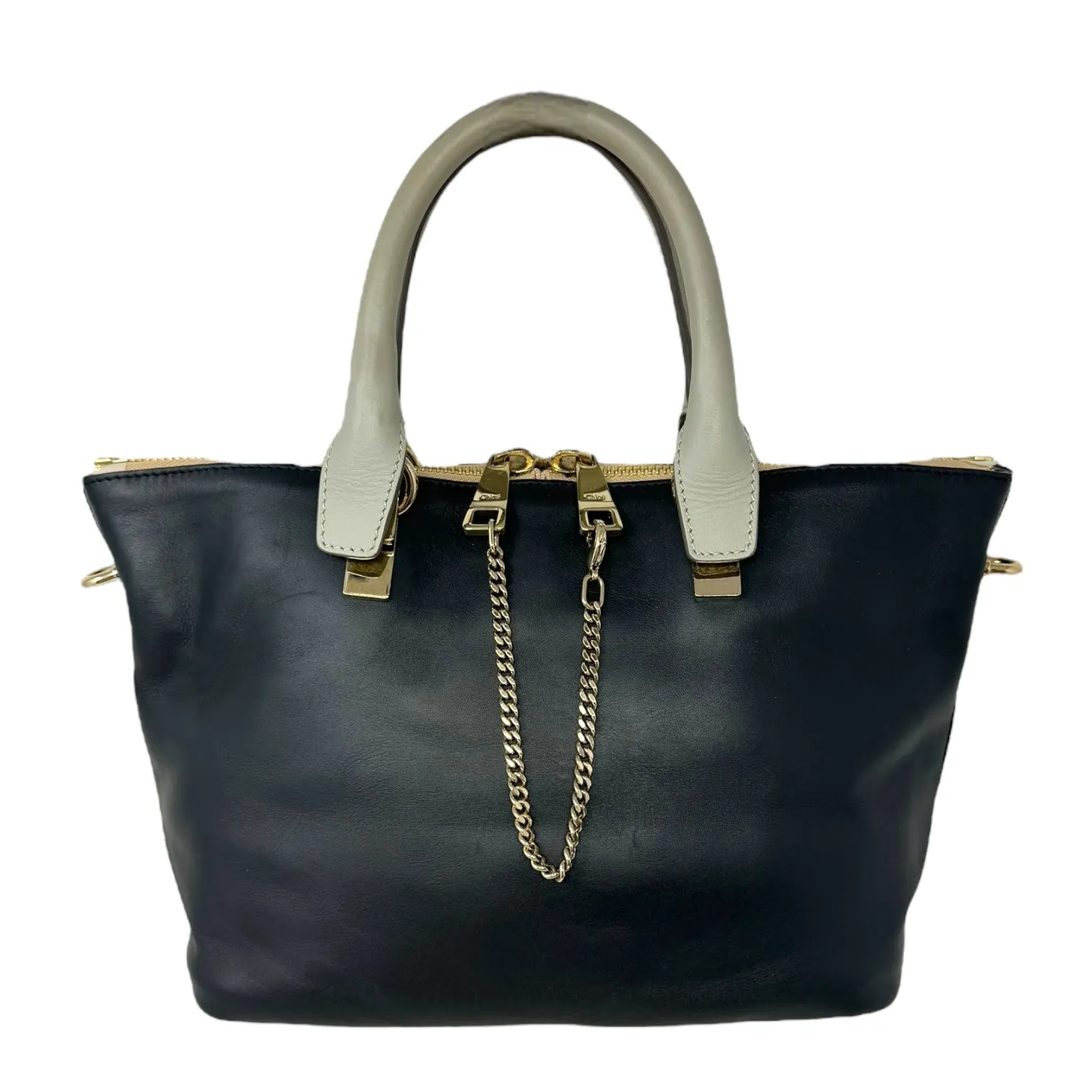Baylee Leather Tote Designer By Chloe  Size: Medium