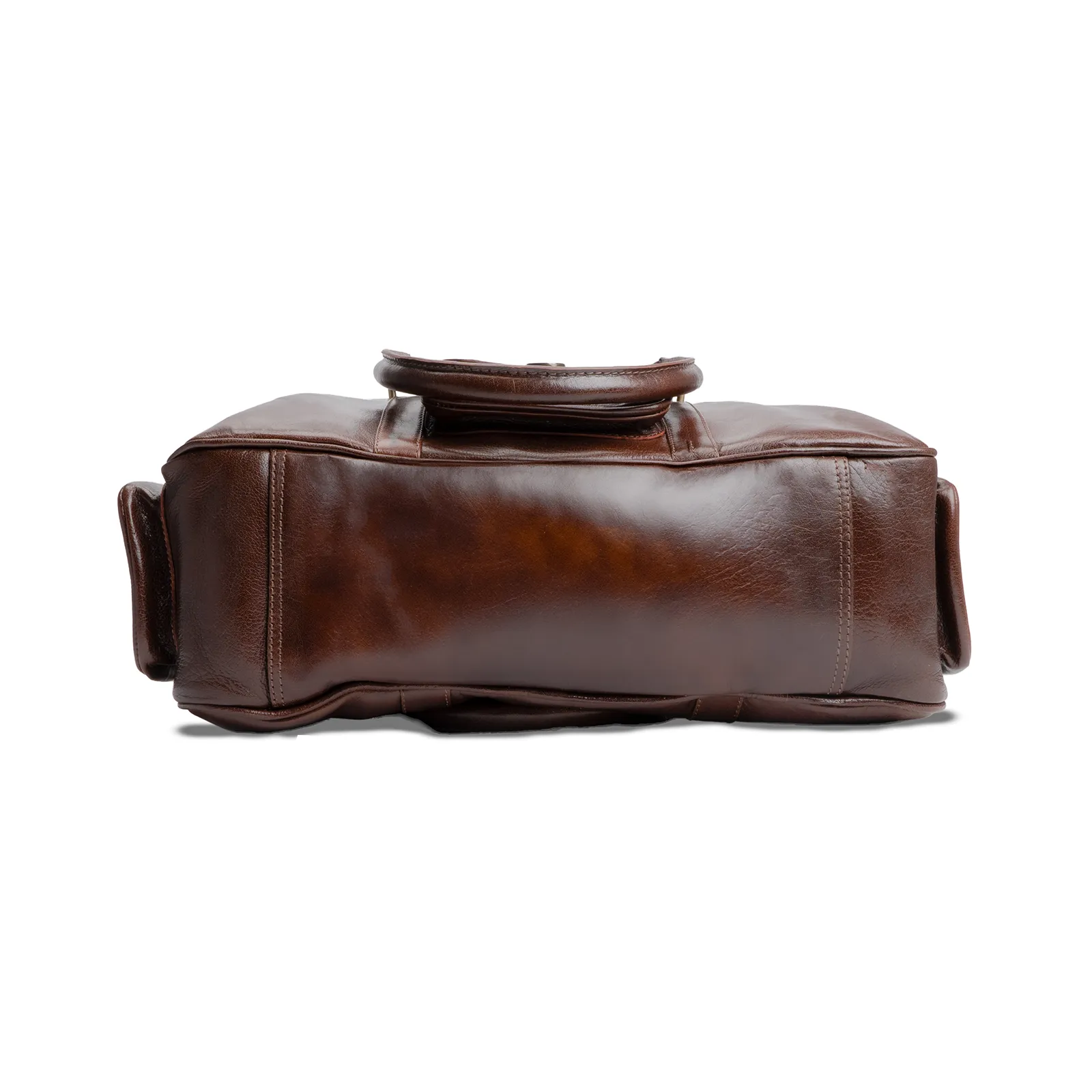 Brown Glaze Leather Pilot Bag