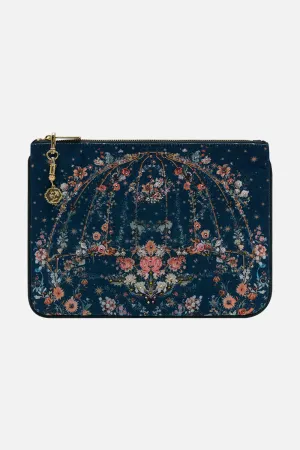 CAMILLA - Small Canvas Clutch SHE WHO WEARS THE CROWN