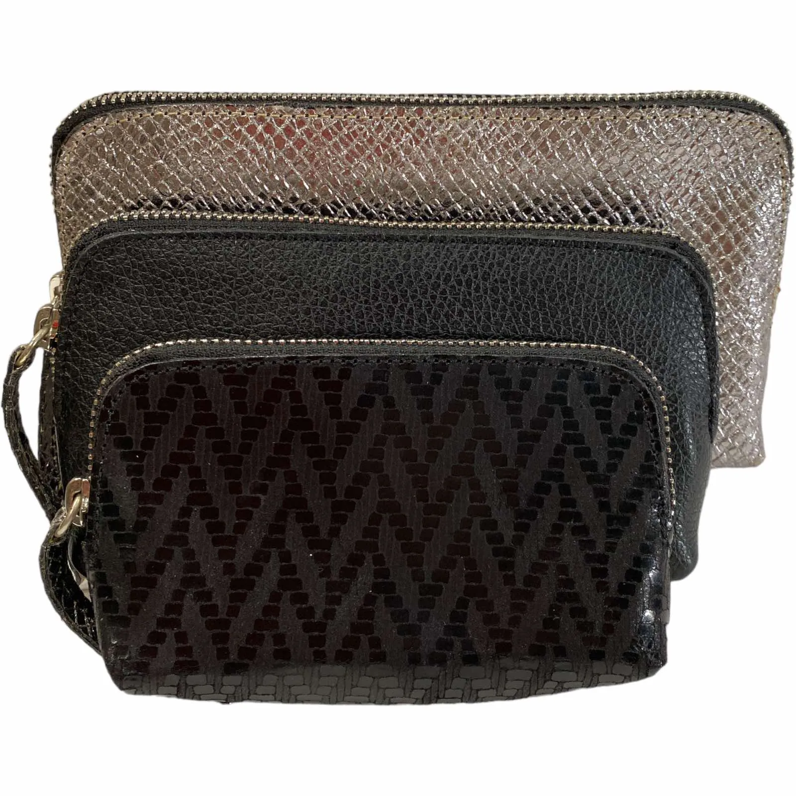 Carouzou box trio set silver and black