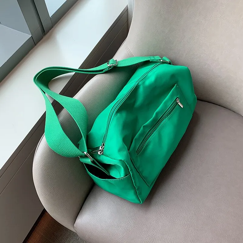 Christmas Gift Multifunction Light Oxford Nylon Shoulder Bags for Women Sport Large Capacity Handbag Gym Korean Designer Female Tote Bag Travel