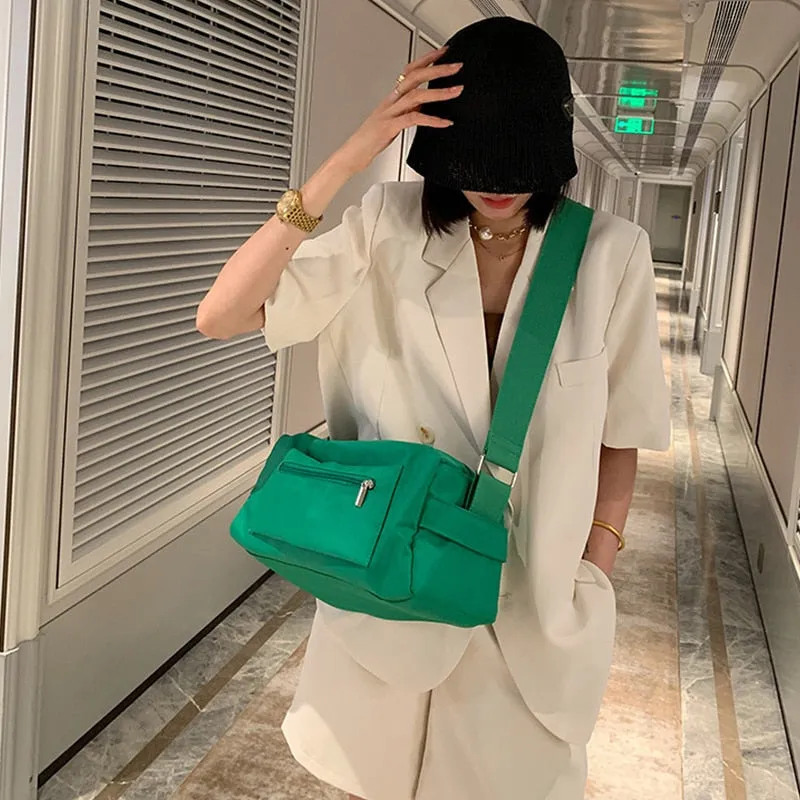 Christmas Gift Multifunction Light Oxford Nylon Shoulder Bags for Women Sport Large Capacity Handbag Gym Korean Designer Female Tote Bag Travel