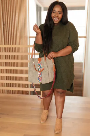 City Chic Tote Bag in Gray