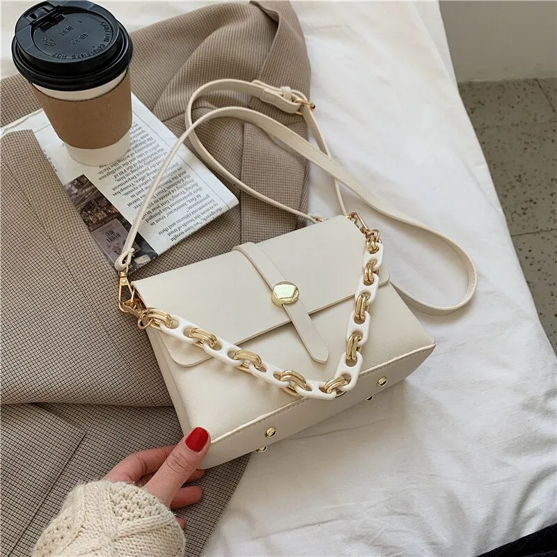 Crossbody Bags for Women 2021 Fashion Small Chain Handbag Small Bag PU Leather Hand Bag Ladies Designer Shoulder Bags
