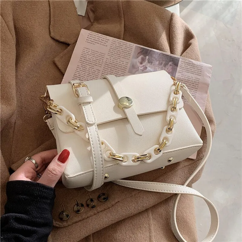 Crossbody Bags for Women 2021 Fashion Small Chain Handbag Small Bag PU Leather Hand Bag Ladies Designer Shoulder Bags