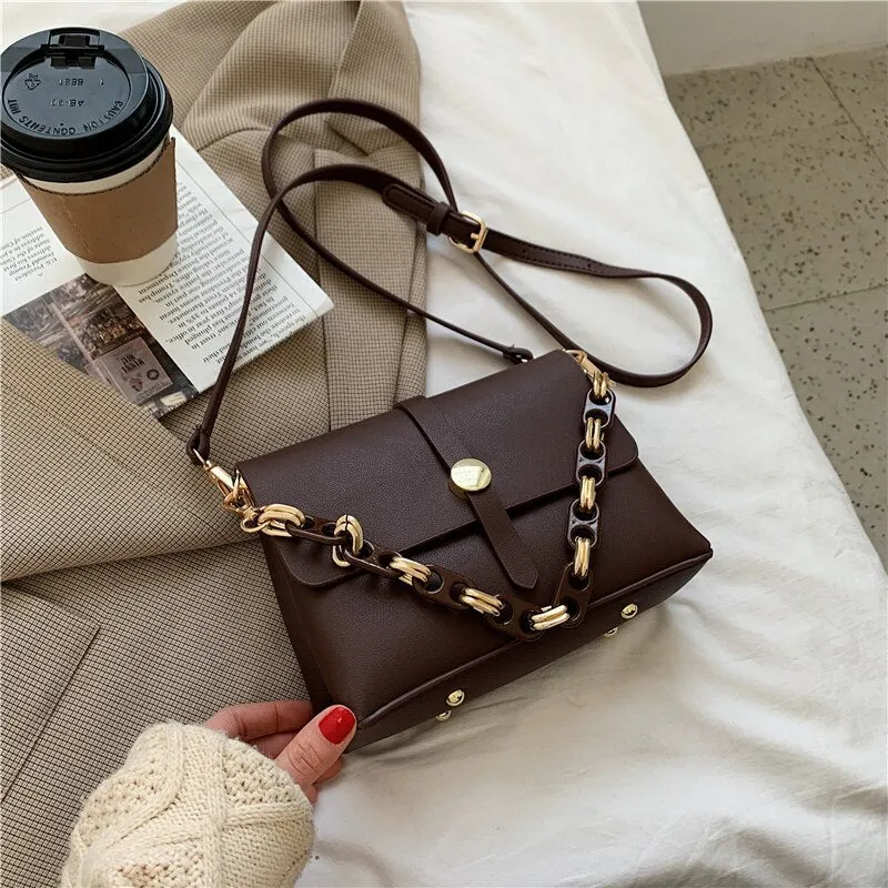 Crossbody Bags for Women 2021 Fashion Small Chain Handbag Small Bag PU Leather Hand Bag Ladies Designer Shoulder Bags