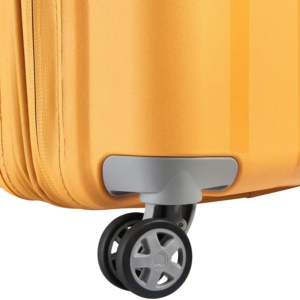 Delsey Paris Clavel DY2256801P 83cm 4 Double Wheels Trolley Case - Yellow