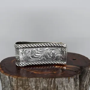 Engraved Sterling Silver Money Clip