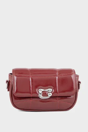 Flap Shoulder Bags BS2115-Maroon