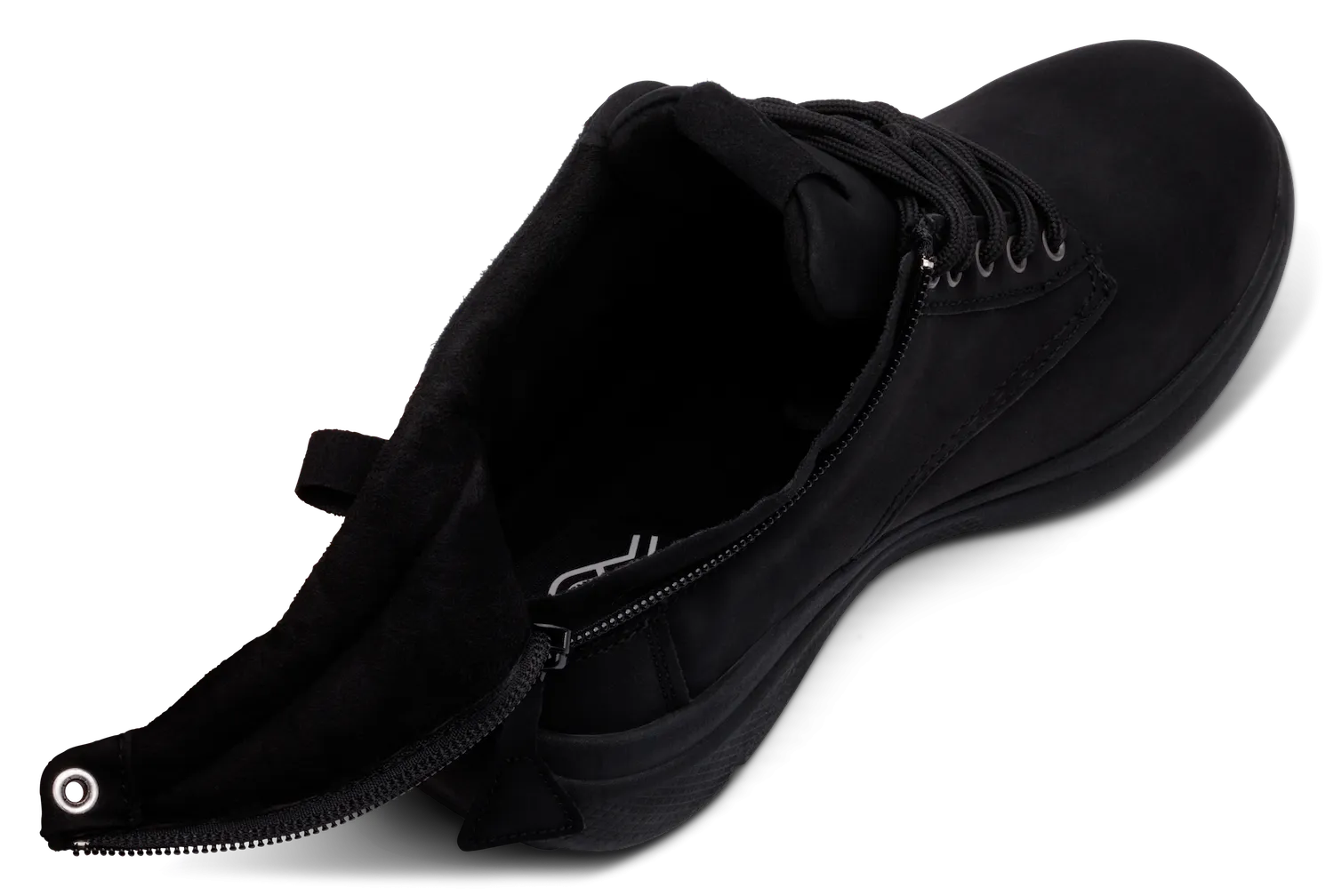 Friendly Shoes Scout Zip-Up Boot (Women's) Black