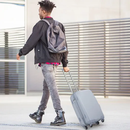 Hardside Luggage with Spinner Wheels with TSA Lock and Height Adjustable Handle-Pink