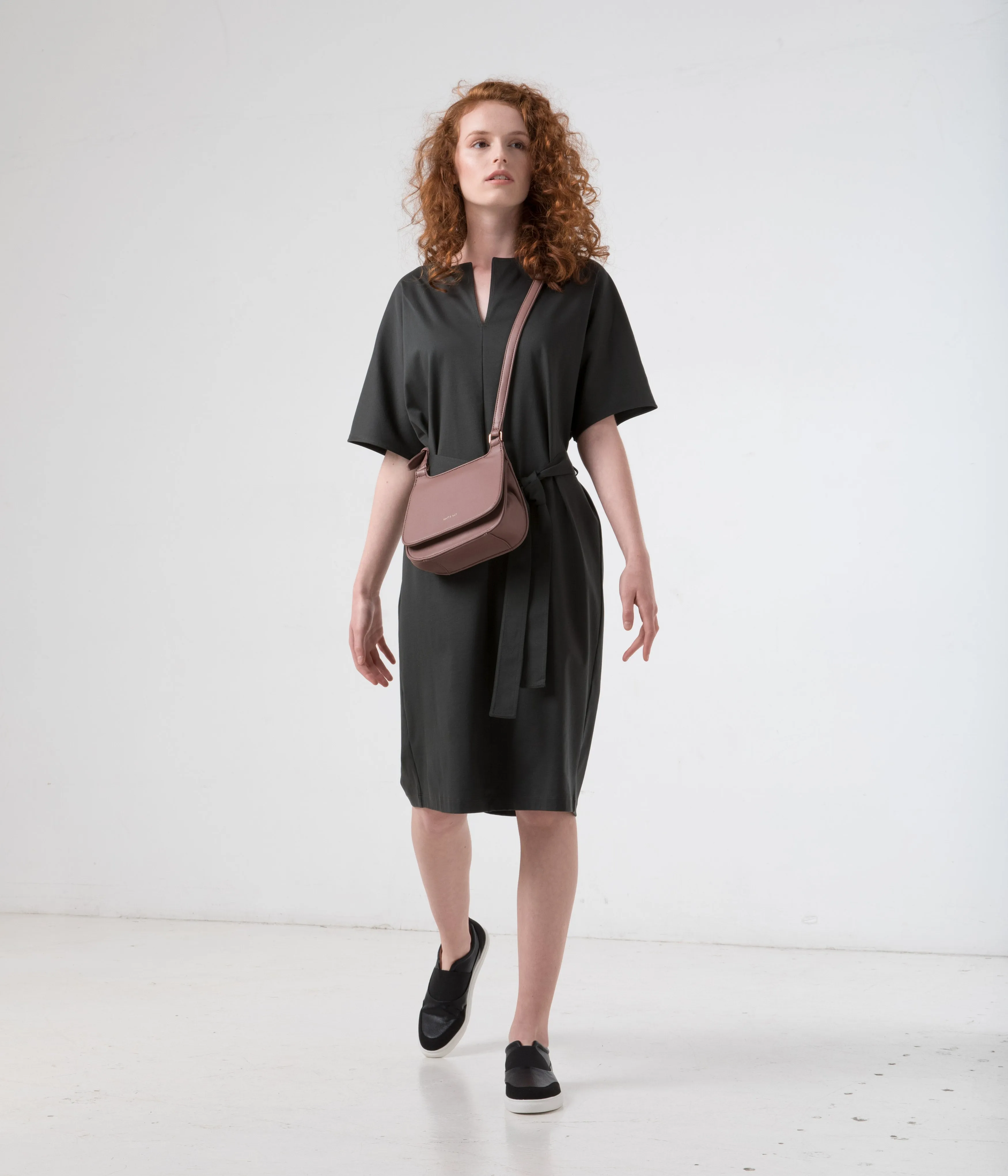 LUNA MINI Vegan Saddle Bag - Loom