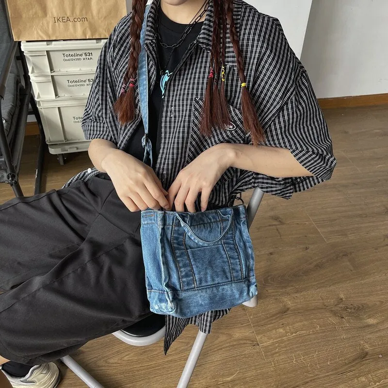 Luxury designer jeans bags women denim chain crossbody bags for women 2020 women's handbags shoulder bags messenger female