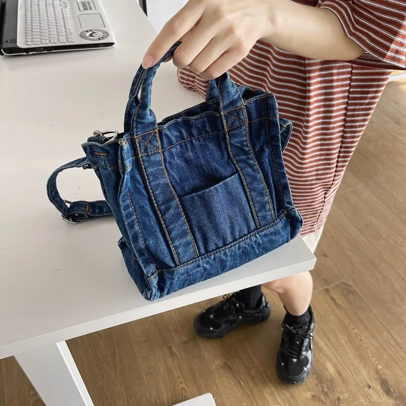 Luxury designer jeans bags women denim chain crossbody bags for women 2020 women's handbags shoulder bags messenger female