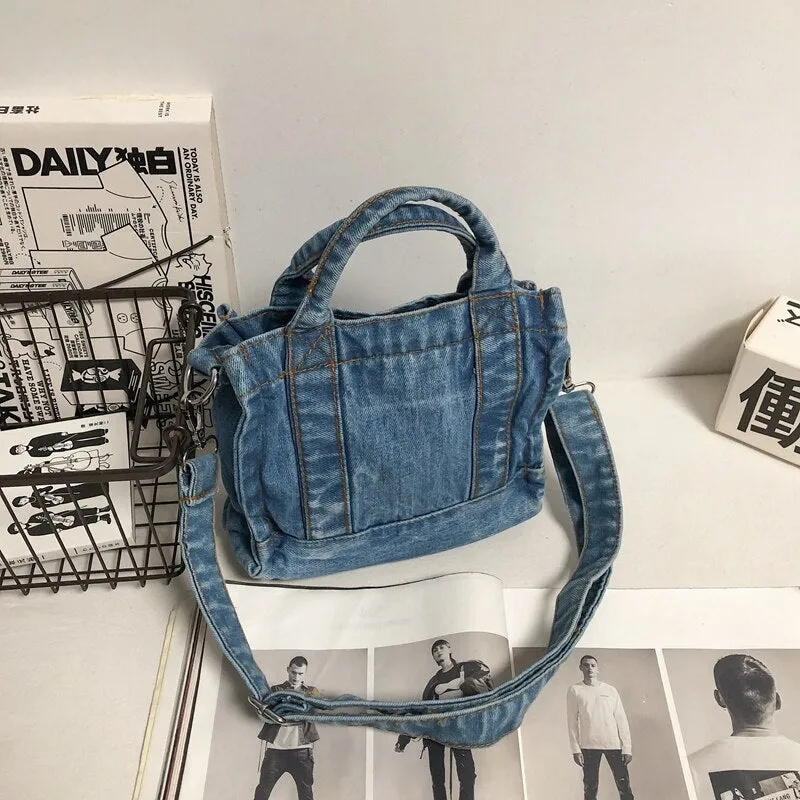 Luxury designer jeans bags women denim chain crossbody bags for women 2020 women's handbags shoulder bags messenger female