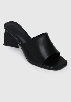 Lyssa Open Toe Heels (Black)