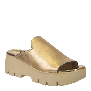 NAKED FEET - DRIFT in GOLD Platform Sandals