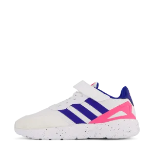 Nebzed Elastic Lace Top Strap Shoes Cloud White / Royal Blue / Lucid Pink