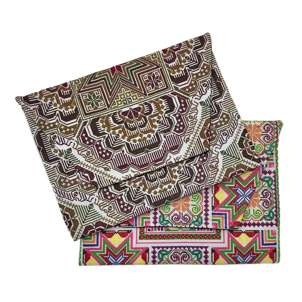 Needlepoint Hmong Clutch