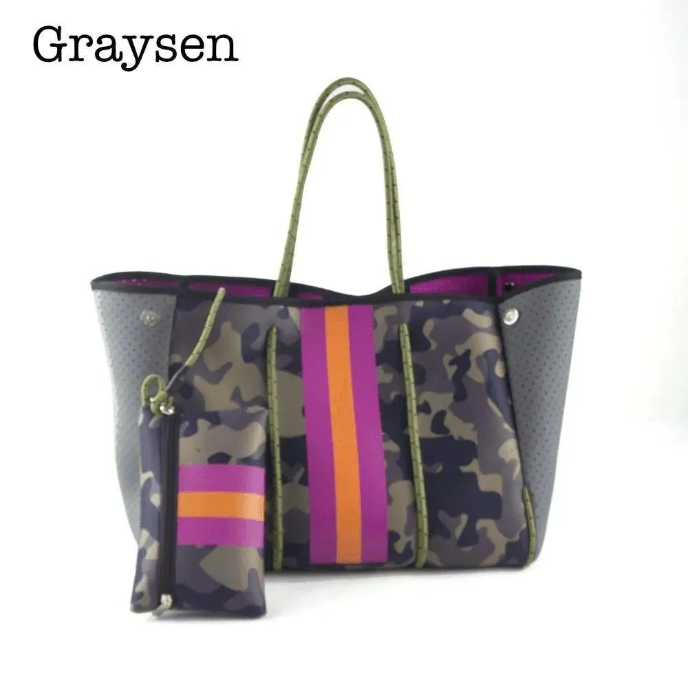 Neoprene Tote Bag & Zipper Pouch