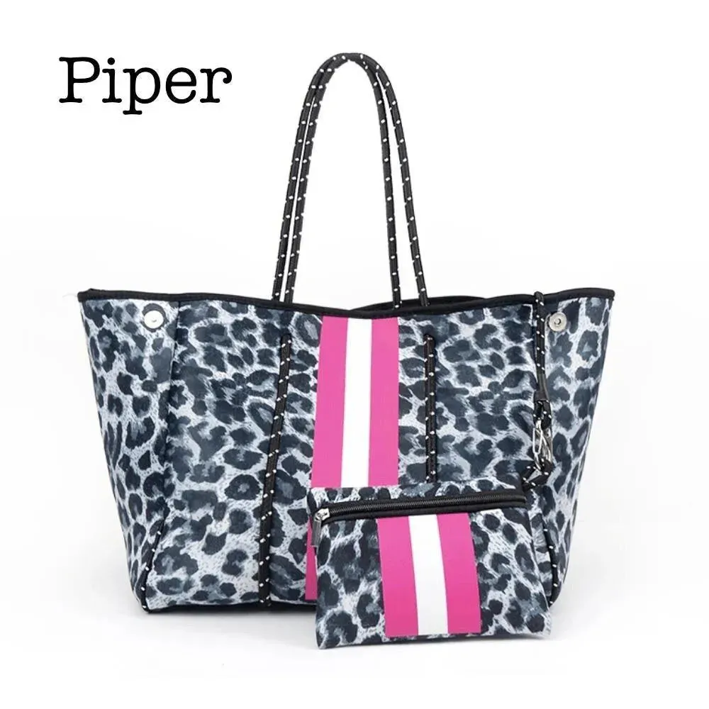 Neoprene Tote Bag & Zipper Pouch
