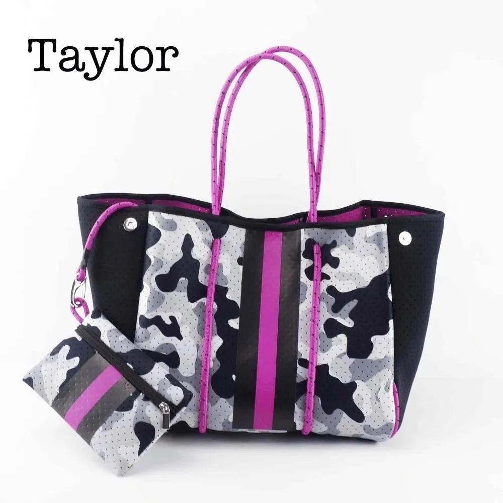 Neoprene Tote Bag & Zipper Pouch