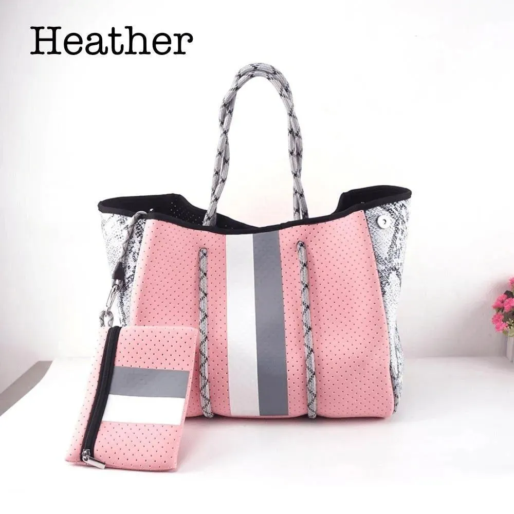 Neoprene Tote Bag & Zipper Pouch
