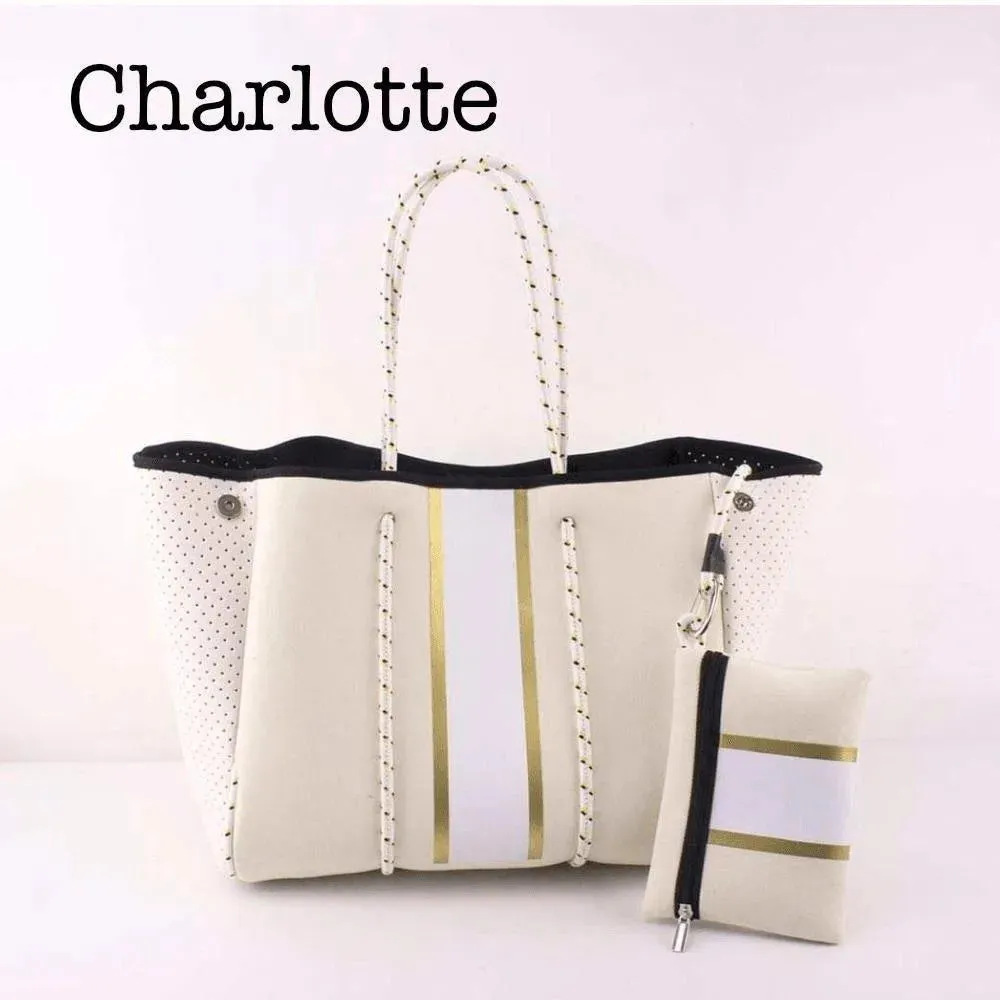 Neoprene Tote Bag & Zipper Pouch
