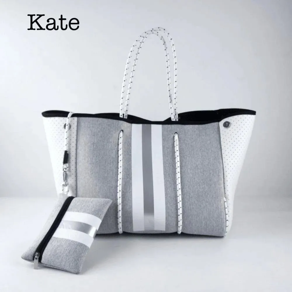Neoprene Tote Bag & Zipper Pouch