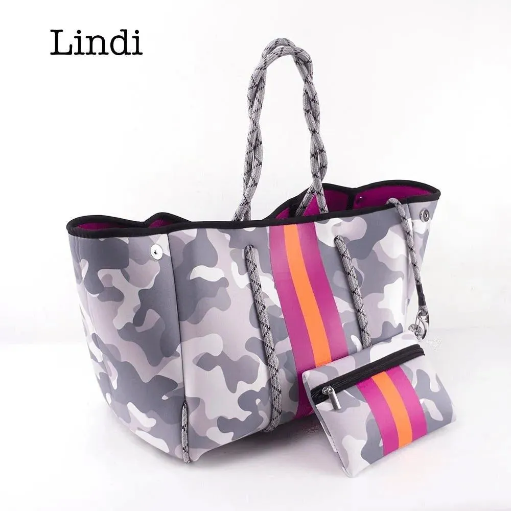 Neoprene Tote Bag & Zipper Pouch