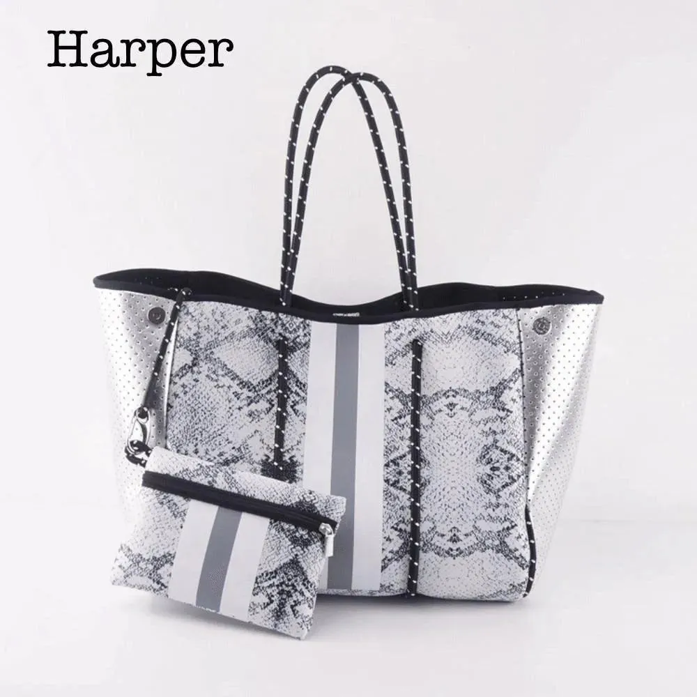 Neoprene Tote Bag & Zipper Pouch
