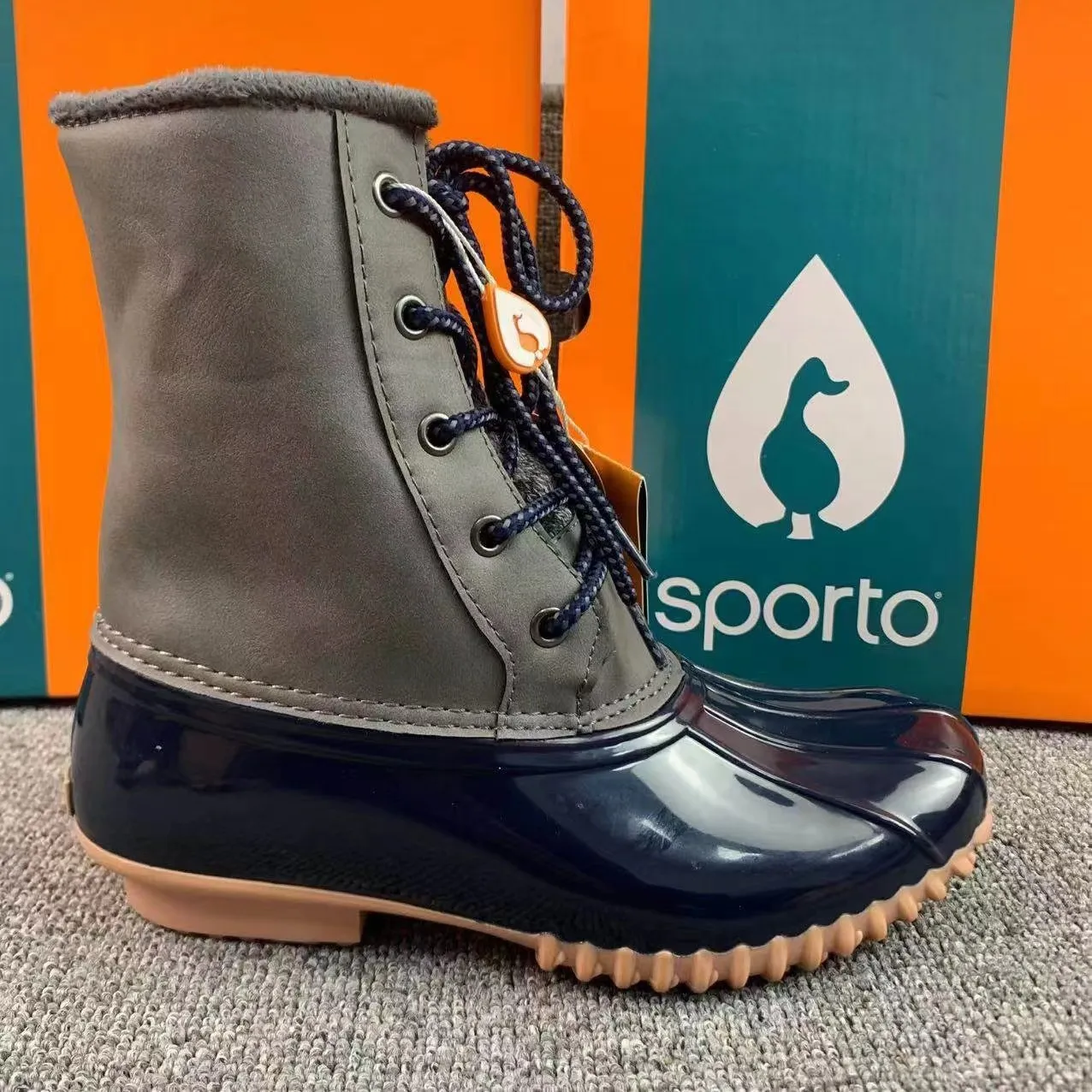 Outdoor Cold Anti-Slip Rain Padded Warm Mid-Calf Snow Boots-2