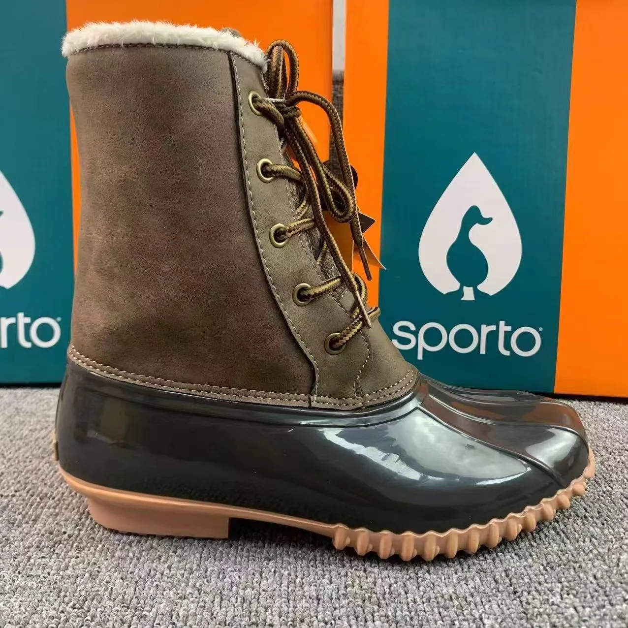 Outdoor Cold Anti-Slip Rain Padded Warm Mid-Calf Snow Boots-2