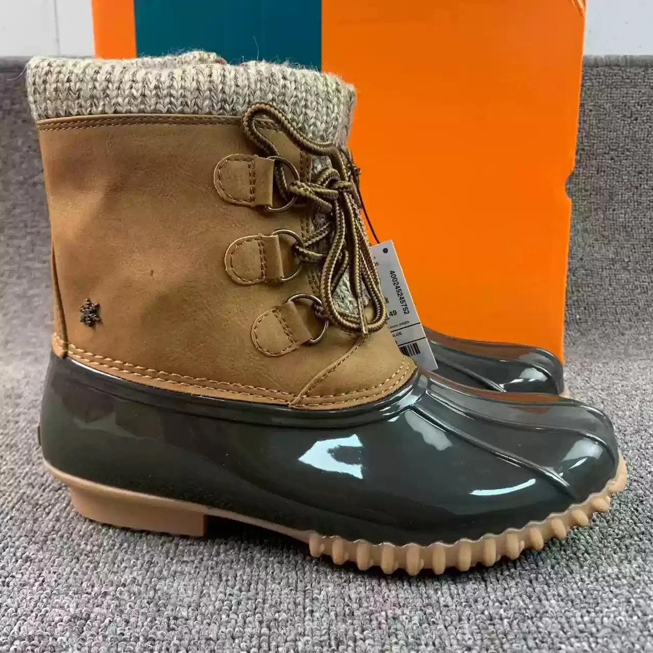 Outdoor Cold Anti-Slip Rain Padded Warm Mid-Calf Snow Boots-2