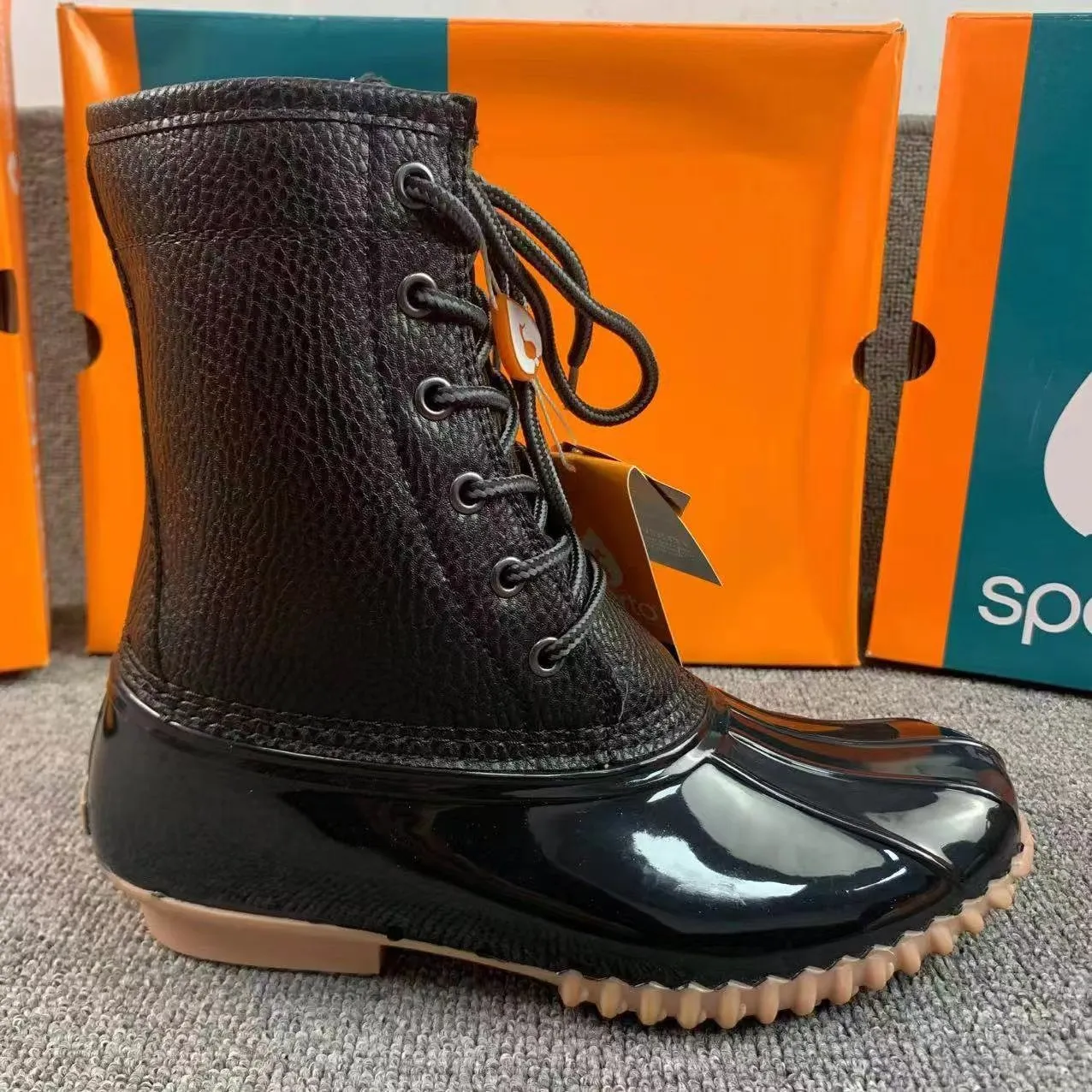 Outdoor Cold Anti-Slip Rain Padded Warm Mid-Calf Snow Boots-2