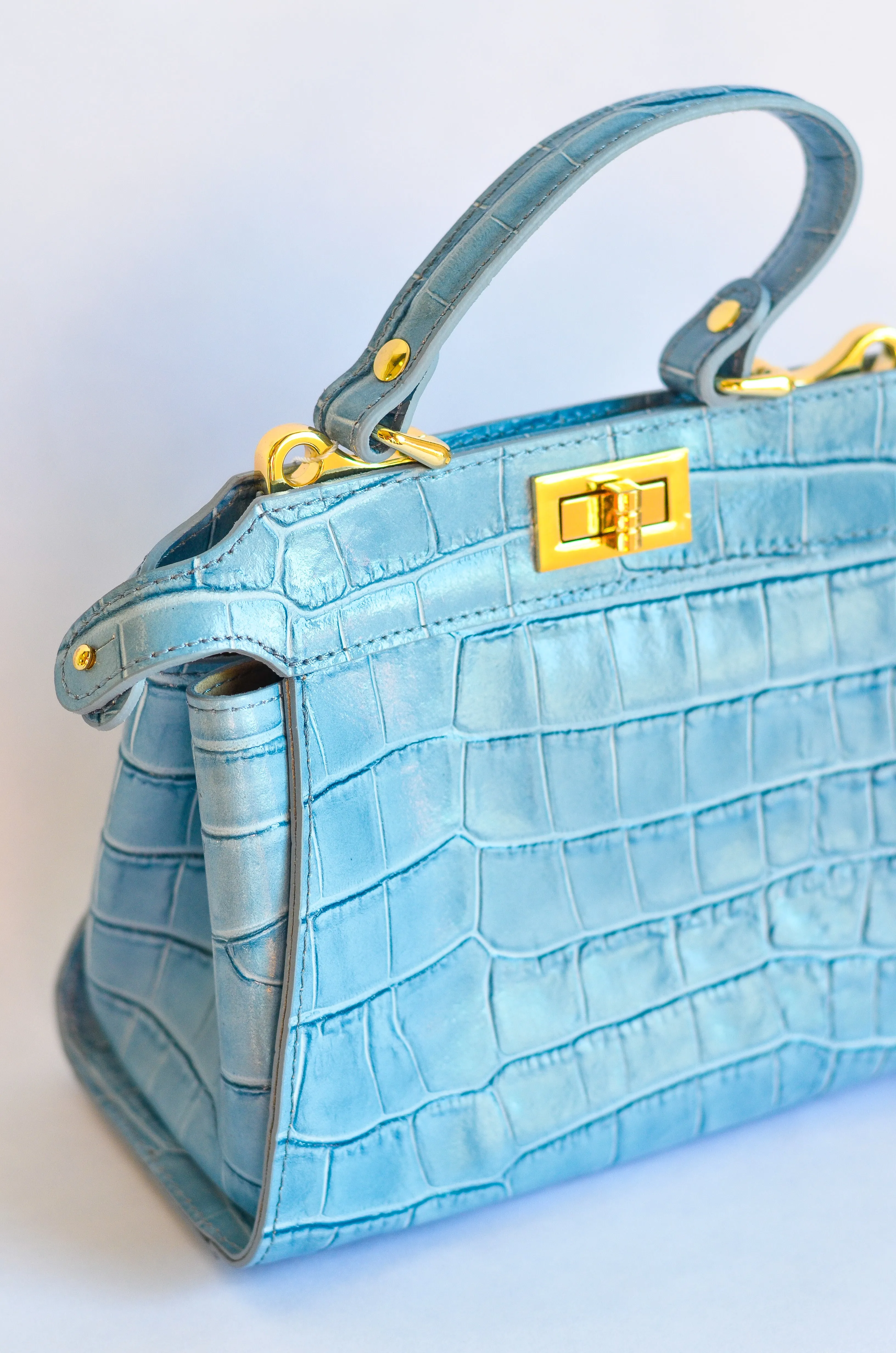 Parma Croc Purse