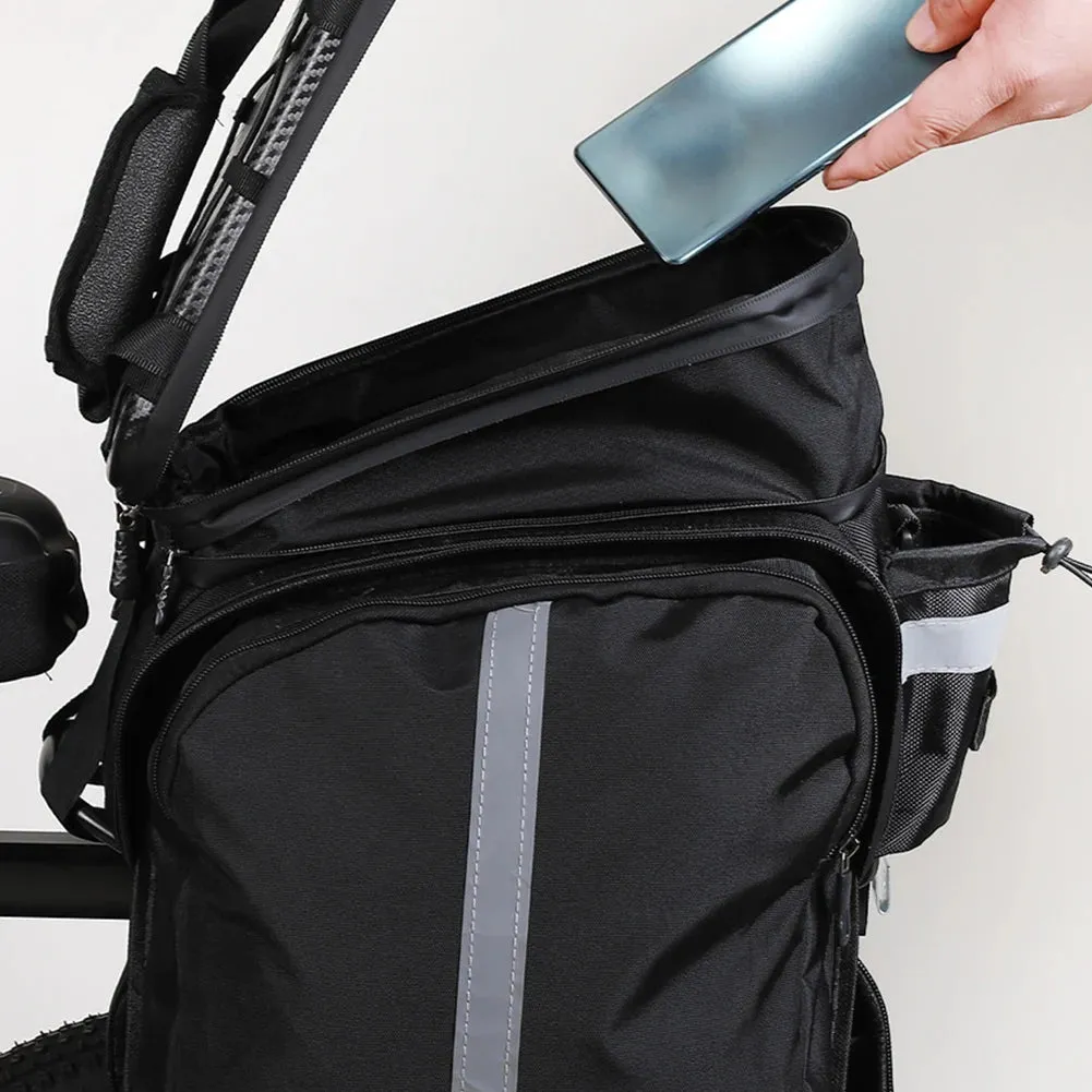 Rear Rack Bag Reflective Pannier