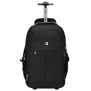 S-Zone Wheeled Backpack Rolling Carry-On Luggage Travel Duffel Bag