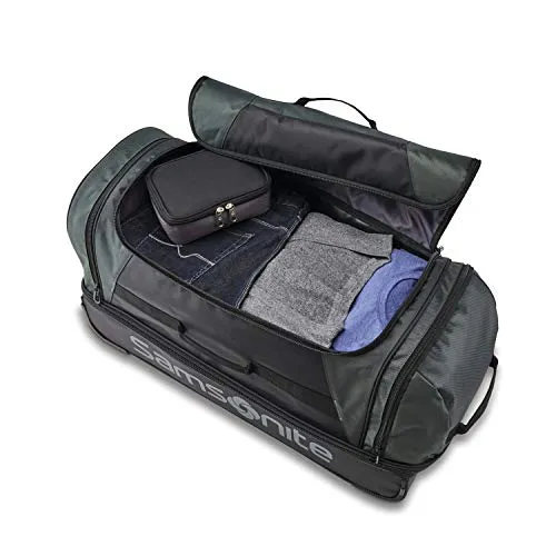 Samsonite Andante 2 Boxed Wheeled Duffel 22, All Black