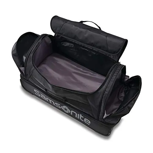 Samsonite Andante 2 Boxed Wheeled Duffel 22, All Black