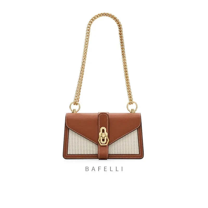 SHOULDER BAG FASHION STYLIST BOX WOMEN COLLOCATION LEATHER CROSSBODY PURSE